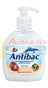 Antibac Жидкое мыло Антибактериальное Бархатная нежность 330мл