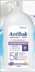 Antibak De Luxe Жидкое мыло Антибактериальное Ультразащита 800мл