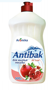 Antibak de Luxe средство для мытья посуды Гранатовый фреш 500мл