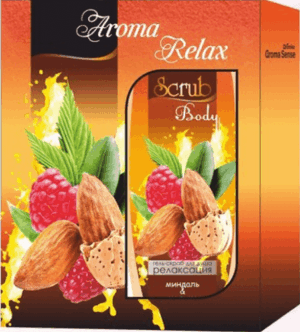 Aroma Relax Подарочный набор скраб 300мл+ Гель для душа 300мл