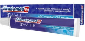 BLEND A MED Зубная паста 3D White Свежесть Арктическая Свежесть 100мл