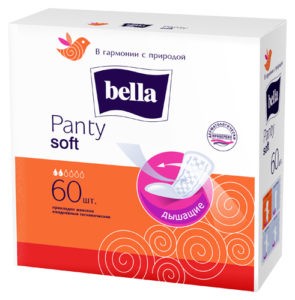 Bella Гигиенические ежедневные прокладки Panty Soft 50+10шт