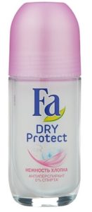 Fa Дезодорант ролик Glass Dry Protect Cotton Flower Сухая защита Цвет 50мл
