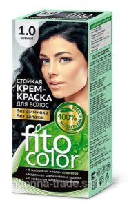 Fito Color Краска для волос Тон 1.0 чёрный 115мл