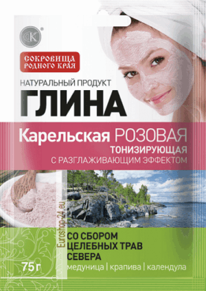 Fito Косметика Глина Карельская Розовая Тонизирующая 75гр