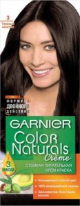 Garnier Color Naturals Краска для волос №3 Тёмный Каштан 110мл