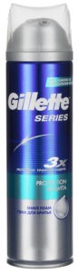 Gillette Пена для бритья Protection (Защита) c миндальным маслом 250мл