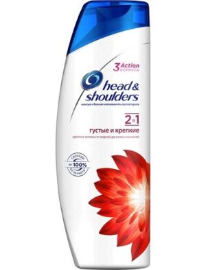 HEAD & SHOULDERS Шампунь 2в1 Густые и крепкие 400мл