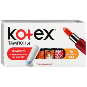 Kotex Тампоны Норм 16шт