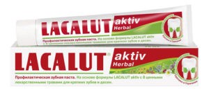 LACALUT Aktiv herbal лечебно-профилактическая зубная паста 75мл