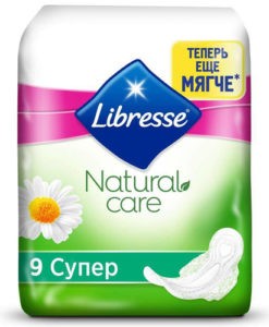 Libresse Гигиенические Прокладки Natural Care Super 9шт