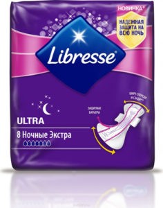 Libresse Гигиенические прокладки Ultra Ночные Экстра 8шт