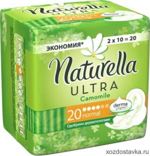 NATURELLA Ultra гигиенические прокладки Camomile Normal Duo 20шт