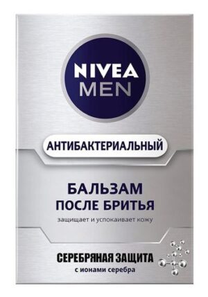 Nivea Men Бальзам после бритья Серебрянная Защита 100мл