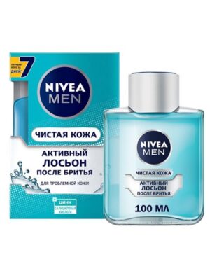 Nivea Men Лосьон поcле бритья Активный Чистая кожа 100мл