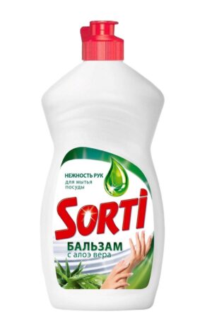 Sorti жидкость для мытья посуды Бальзам Алоэ-вера 450гр