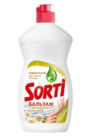 Sorti жидкость для мытья посуды Бальзам с ромашкой 450гр