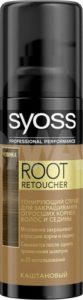 Syoss Root Retoucher Тонирующий спрей для волос Каштановый 120мл