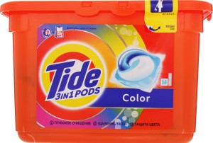 TIDE Средство моющее в растворимых капсулах Color 15шт
