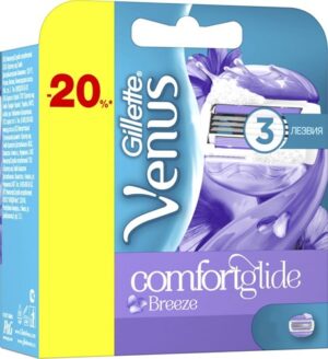Venus Breeze Сменные кассеты для бритья с гелевыми подушечками 1шт