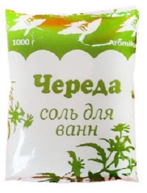 АРОМИКА Соль для ванн Череда 1000гр