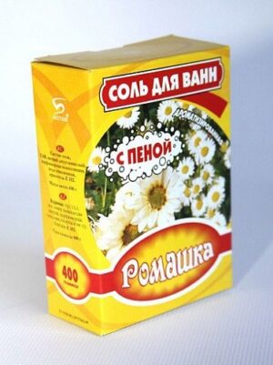 БАХТАШ Соль для ванн с пеной РОМАШКА 400гр