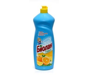 Биолан жидкость для мытья посуды Апельсин и Лимон 900гр