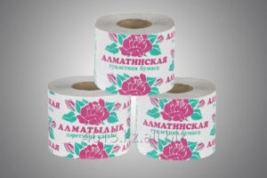 Карина Туалетная бумага Алматинская (12шт в упаковке) 1шт.