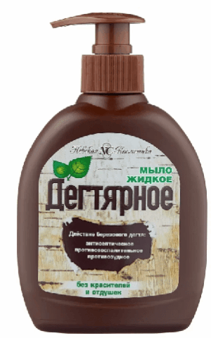 Невская косметика Мыло Дегтярное жидкое 300мл