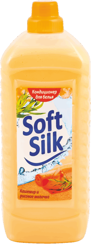 Ополаскиватель для тканей Soft Silk Кашемир и рисовое молочко 2л