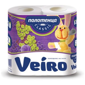 Полотенца бумажные кухонные Veiro Classic 2рул