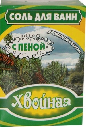 Соль-пена для ванн Хвойная 400гр