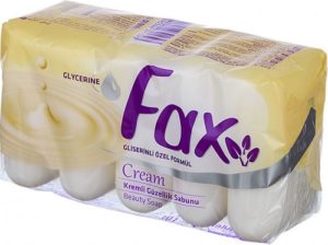 Туалетное мыло FAX с Глицерином Крем ЭКОПАК 5х70гр
