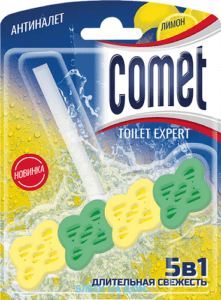 Comet Туалетный блок 5в1 с Лимоном 48гр