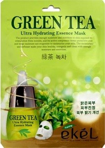 Ekel Маска тканевая для лица с Экстрактом Зелёного чая 25мл