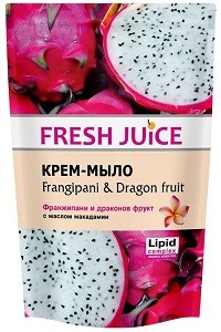 Fresh Juice Крем-мыло с Маслом Макадамии Франжипани и Драконов Фрукт Дойпак 460мл