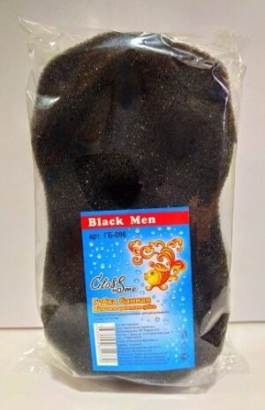 Gloss Мочалка для тела Black Men 1шт