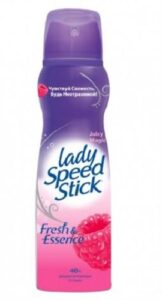 Lady Speed Stick Дезодорант Спрей Fresh&Essence Малина 150мл