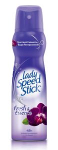 Lady Speed Stick Дезодорант Спрей Fresh&Essence Чёрная Орхидея 150мл