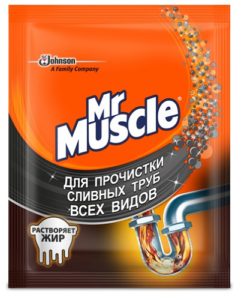 Mr.Muscle Средство для прочистки труб пакет 70гр