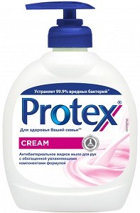 Protex Жидкое мыло Антибактериальное Cream 300мл