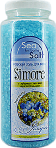 SIMORE Соль для ванн с эфирным маслом Можжевельника 910гр