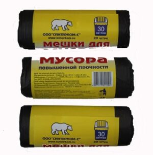 Синтер Мешки для мусора (30л) 20шт