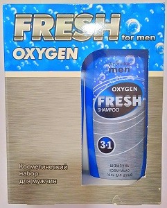 Fresh Oxygen Подарочный набор Шампунь 300мл+Гель для душа 300мл