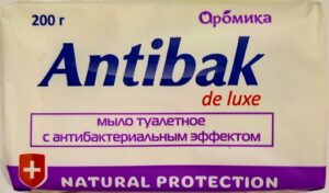 Аромика Antibak De Luxe Мыло туалетное с Антибактериальным эффектом Бамбук и Олива 200гр