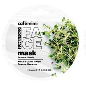 Cafe Mimi маска для лица семена Кунжута и Ши 10мл