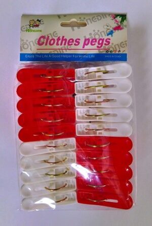 Clothes pegs прищепки пластиковые цветные 24шт