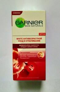 Garnier Крем-сыворотка Дневная White Антивозрастной уход и отбеливание 50мл