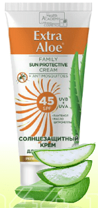 Health Academy Солнцезащитный крем 45 SPF с репеллентным эффектом 100мл