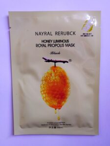 Nayral Rerubck Тканевая маска для лица с Прополисом 35мл